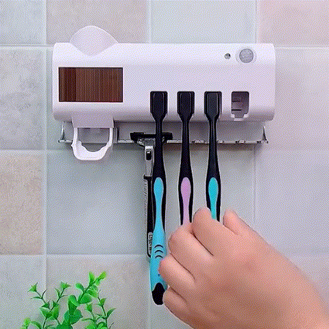 Porta Cepillos UV Automático | Higiene Total